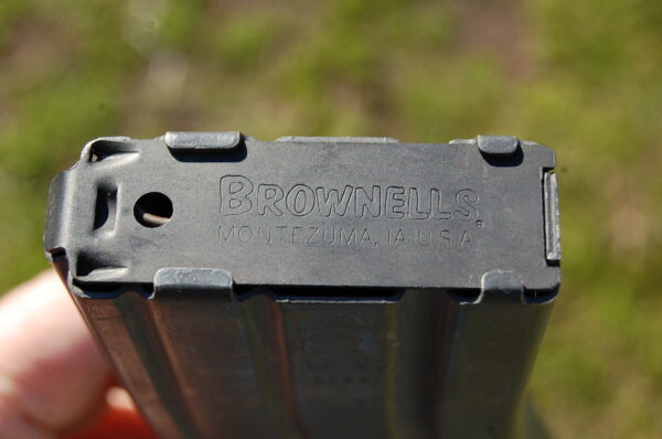 Brownells Floorplate marking (used mag shown)